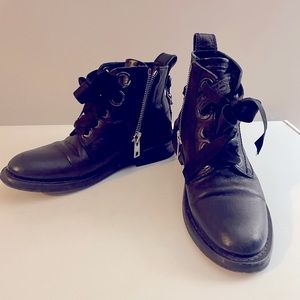 Zadig Voltaire Black Laureen Roma boots size 38